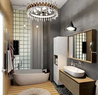 Дизайн четырехкомнатной квартиры 148 кв. м в стиле лофт. Фото проекта