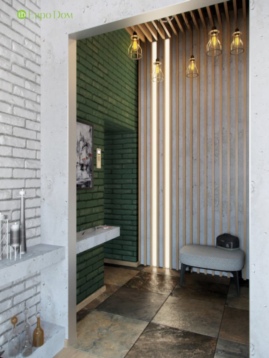 Дизайн 4-комнатной квартиры в стиле лофт. Фото 015