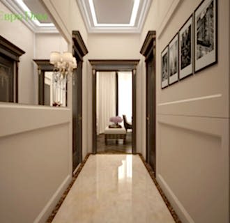 Дизайн четырехкомнатной квартиры 106 кв. м в стиле неоклассика. Фото проекта