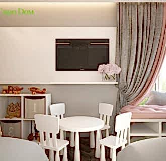 Дизайн четырехкомнатной квартиры 106 кв. м в стиле неоклассика. Фото проекта