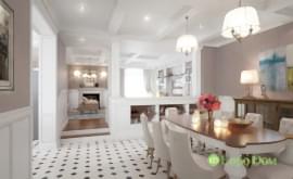 Дизайн интерьера коттеджа 393 кв.м. по адресу г. Алматы, д. Дудкино, д. 66а. Фото 1