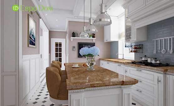 Дизайн интерьера коттеджа 393 кв.м. по адресу г. Алматы, д. Дудкино, д. 66а. Фото 4