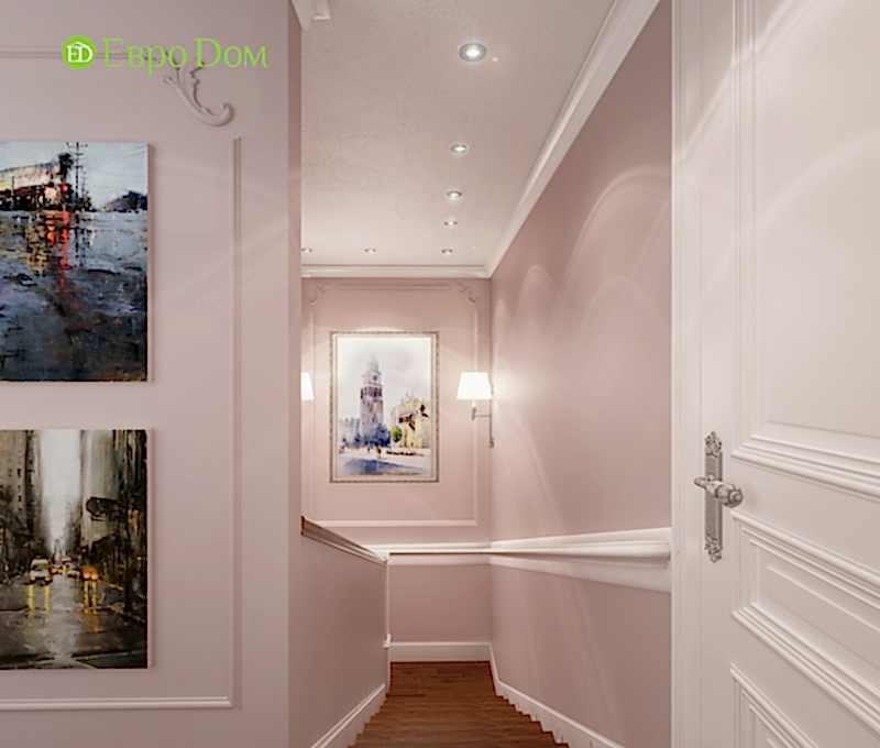 Дизайн интерьера коттеджа 393 кв. м в английском стиле. Фото 012