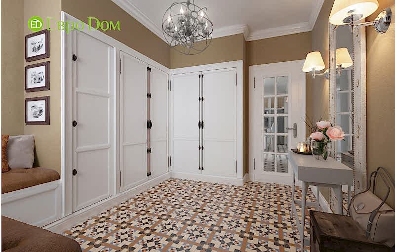 Дизайн интерьера коттеджа 393 кв. м в английском стиле. Фото 014