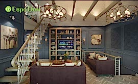 Дизайн интерьера деревянного дома 155 кв.м. по адресу Новая Алматы, д. Пучково. Фото 1