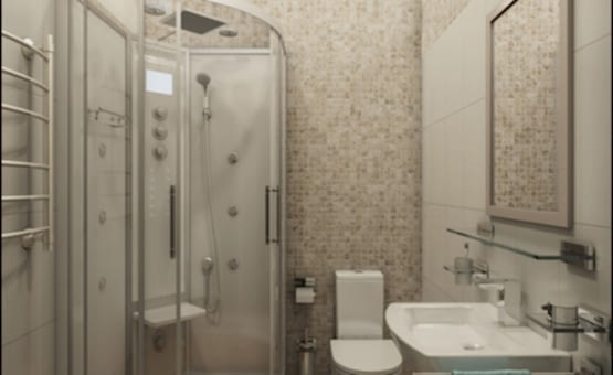 Дизайн интерьера деревянного дома 155 кв.м. по адресу Новая Алматы, д. Пучково. Фото 3