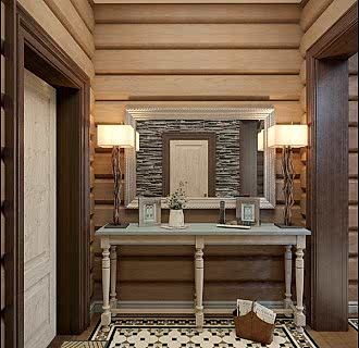 Дизайн интерьера коттеджа 208 кв. м в стиле фьюжн. Фото проекта