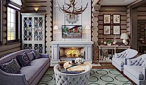 Дизайн интерьера коттеджа