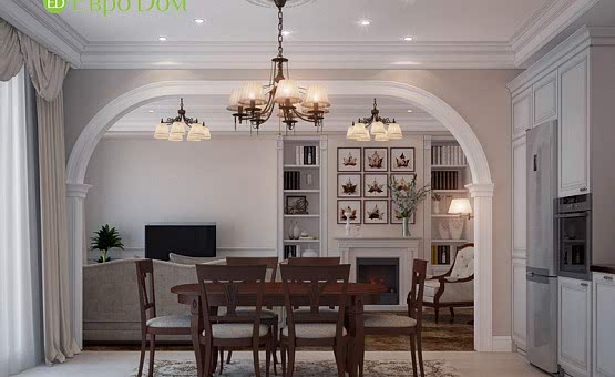 Дизайн интерьера коттеджа 240 кв.м. по адресу МО, Солнечногорский р-н, д. Лыткино, КП Гринвич. Фото 1