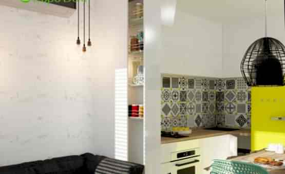 Дизайн интерьера 1-комнатной квартиры 36 кв.м. по адресу г. Алматы, Варшавское шоссе, д. 50. Фото 3