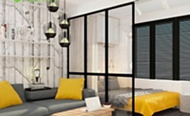 Дизайн интерьера 1-комнатной квартиры 36 кв.м. по адресу г. Алматы, Варшавское шоссе, д. 50. Фото 4