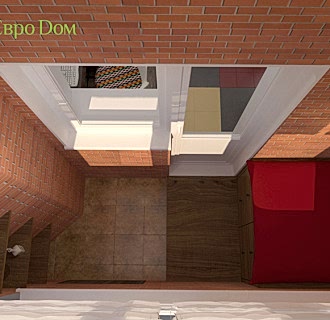 Дизайн однокомнатной квартиры 41 кв. м в стиле лофт. Фото проекта