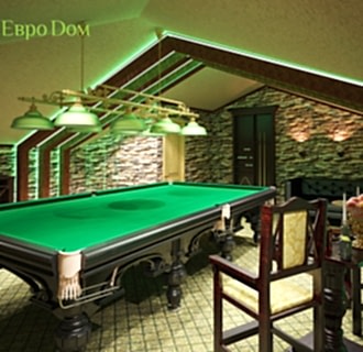 Дизайн таунхауса 210 кв. м в стиле ар-деко. Фото проекта