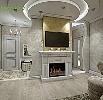 Дизайн трехкомнатной квартиры 75 кв. м в стиле неоклассика. Фото проекта