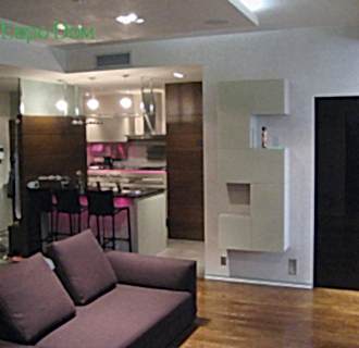 Ремонт двухкомнатной квартиры 70 кв. м в современном стиле. Фото проекта