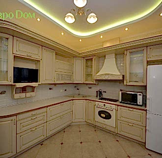 Ремонт трехкомнатной квартиры 78 кв. м в классическом стиле. Фото проекта