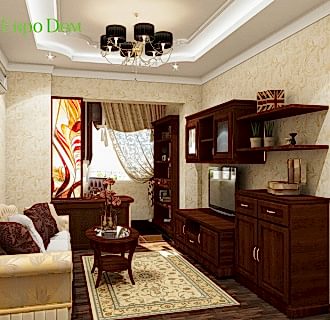 Дизайн трехкомнатной квартиры 89 кв. м в классическом стиле. Фото проекта