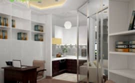 Дизайн интерьера квартиры-студии 47 кв.м. по адресу г. Алматы, Ленинский проспект, д. 111. Фото 2