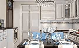 Дизайн интерьера четырехкомнатной квартиры 74 кв.м. по адресу Алматы, Свободный проспект, д. 11, корп. 5. Фото 2