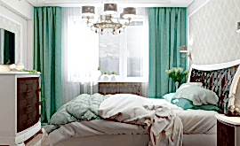 Дизайн интерьера четырехкомнатной квартиры 74 кв.м. по адресу Алматы, Свободный проспект, д. 11, корп. 5. Фото 3