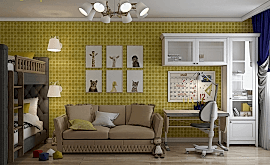 Дизайн интерьера четырехкомнатной квартиры 74 кв.м. по адресу Алматы, Свободный проспект, д. 11, корп. 5. Фото 4