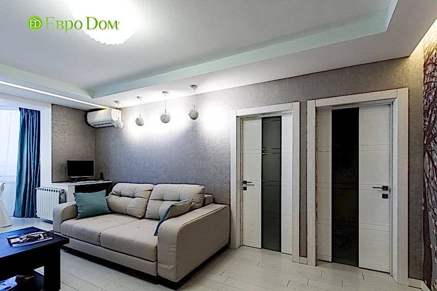 Дизайн двухкомнатной квартиры 77 кв. м в современном стиле. Фото 05