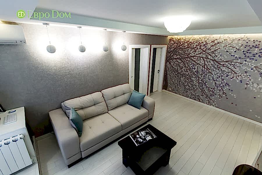 Дизайн двухкомнатной квартиры 77 кв. м в современном стиле. Фото 010