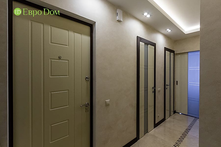 Дизайн двухкомнатной квартиры 77 кв. м в современном стиле. Фото 013