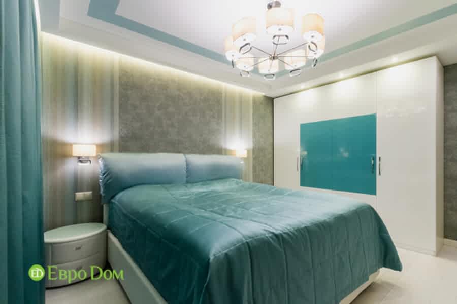 Дизайн двухкомнатной квартиры 77 кв. м в современном стиле. Фото 015