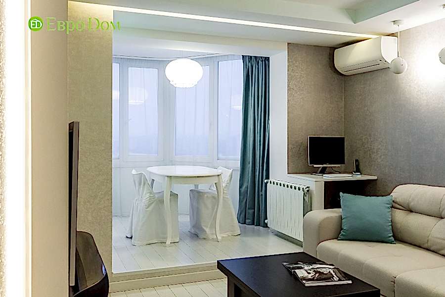 Дизайн двухкомнатной квартиры 77 кв. м в современном стиле. Фото 027