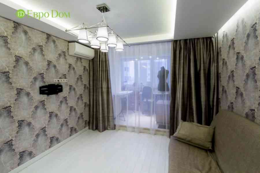 Дизайн двухкомнатной квартиры 77 кв. м в современном стиле. Фото 030