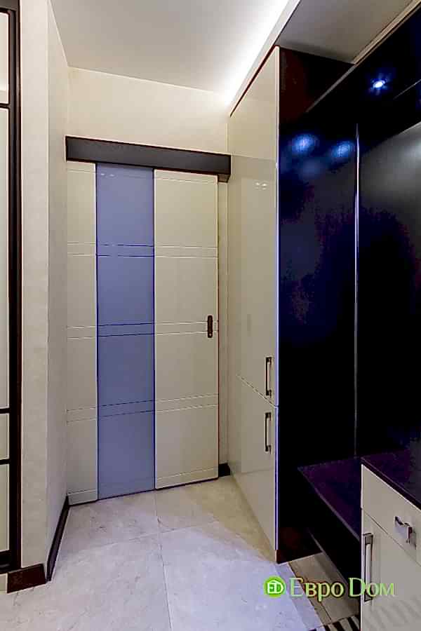 Дизайн двухкомнатной квартиры 77 кв. м в современном стиле. Фото 031