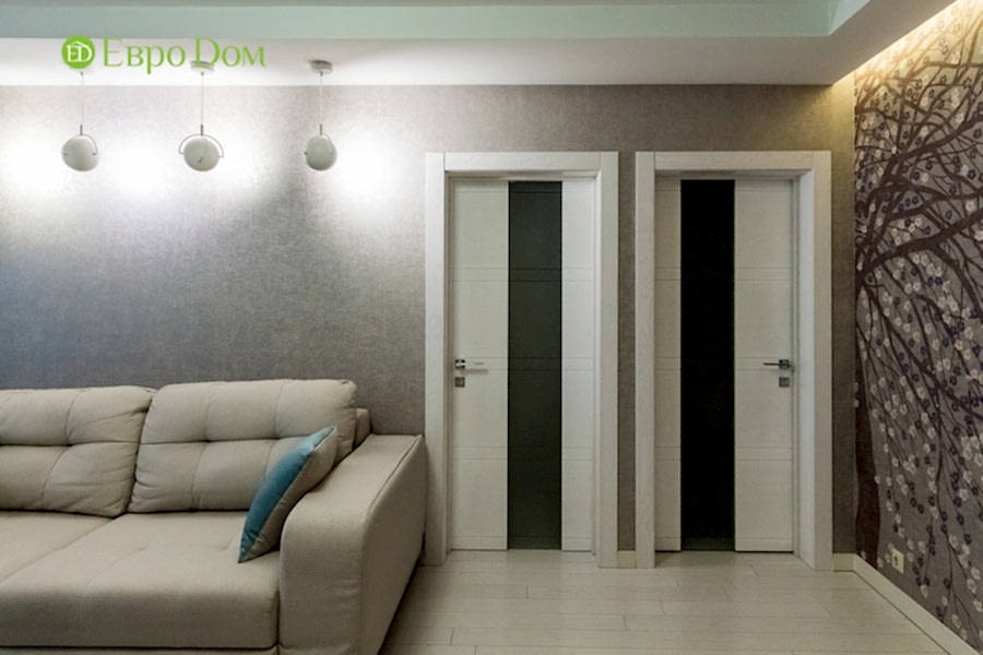 Дизайн двухкомнатной квартиры 77 кв. м в современном стиле. Фото 039