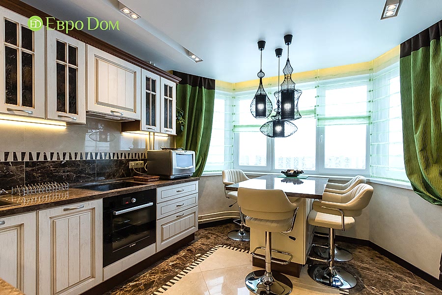 Дизайн двухкомнатной квартиры 77 кв. м в современном стиле. Фото 045