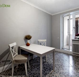 Ремонт двухкомнатной квартиры 74 кв. м в стиле прованс. Фото проекта