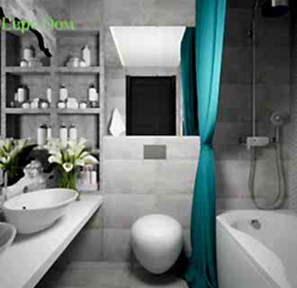 Дизайн двухкомнатной квартиры 61 кв. м в стиле лофт. Фото проекта