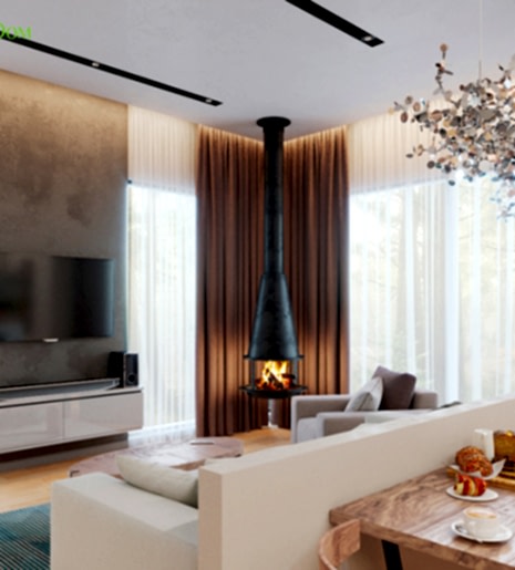 Дизайн интерьера трехкомнатной квартиры 130 кв. м в стиле эко-минимализм. Фото проекта