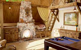 Дизайн интерьера деревянного дома 434 кв.м. по адресу МО, г. Лобня, пос. Ягодка. Фото 4