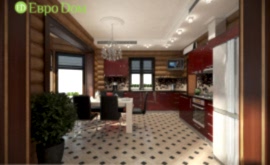 Дизайн интерьера деревянного дома 235 кв.м. по адресу МО, Дмитровский р-н, дер. Ваньково, КП «Васнецово». Фото 3