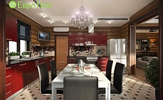 Дизайн интерьера деревянного дома