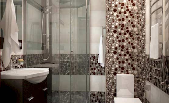 Дизайн интерьера 1-комнатной квартиры 35 кв.м. по адресу г. Алматы, ул. Новикова-Прибоя, д. 9. Фото 1