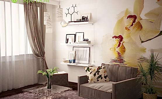 Дизайн интерьера 1-комнатной квартиры