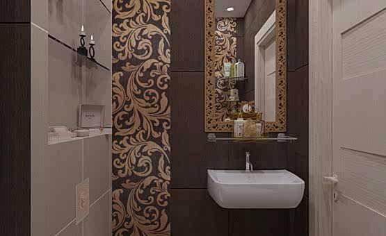 Дизайн интерьера 1-комнатной квартиры 37 кв.м. по адресу МО, Люберецкий р-н, д. Мотяково, к. 11.3, ЖК «Кореневский форт». Фото 2