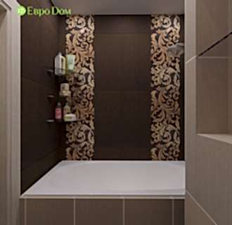 Дизайн однокомнатной квартиры 37 кв. м в стиле эклектика. Фото проекта