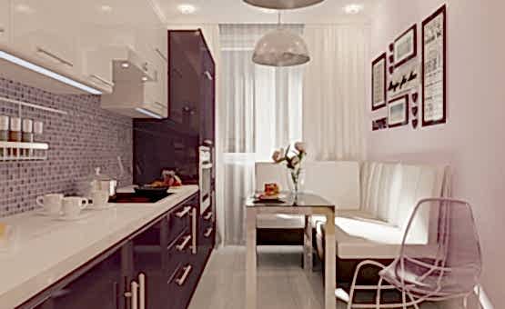 Дизайн интерьера 1-комнатной квартиры