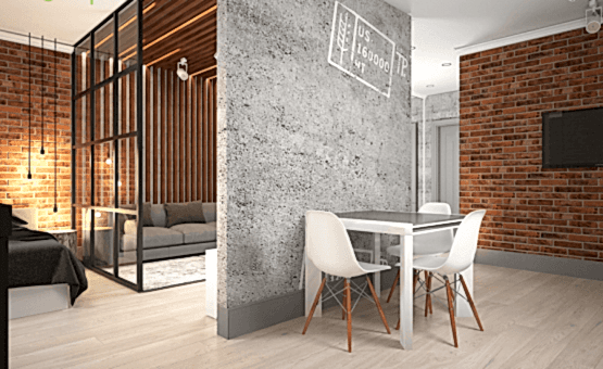 Дизайн интерьера 1-комнатной квартиры 49 кв.м. по адресу МО, г. Щелково, ул. Первомайская  д. 9, корп. 2. Фото 3