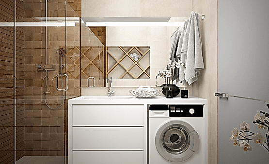 Дизайн интерьера 1-комнатной квартиры 49 кв.м. по адресу МО, г. Щелково, ул. Первомайская  д. 9, корп. 2. Фото 4