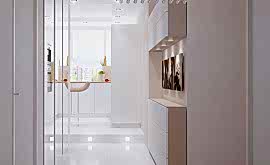 Дизайн интерьера квартиры-студии 54 кв.м. по адресу г. Алматы, Хорошовское шоссе, д. 12. Фото 4