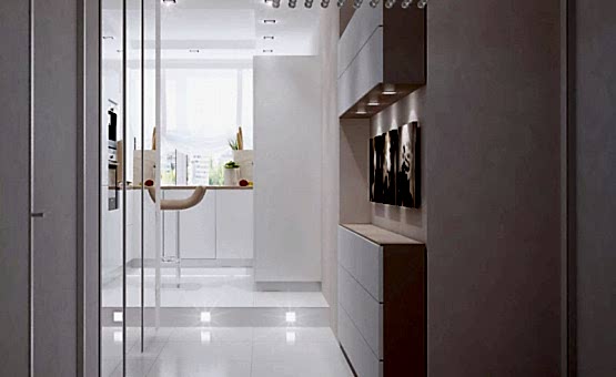 Дизайн интерьера квартиры-студии 54 кв.м. по адресу г. Алматы, Хорошовское шоссе, д. 12. Фото 4