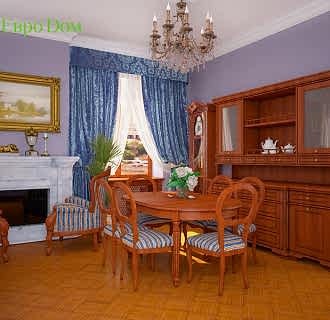 Дизайн трехкомнатной квартиры 89 кв. м в английском стиле. Фото проекта